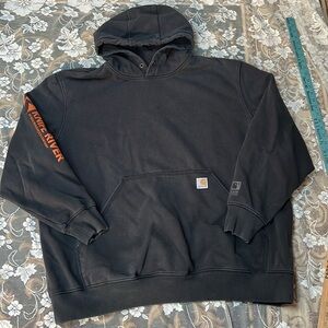 Carhartt Unisex Rain Defender Original Fit Logo Graphic Sweatshirt Hoodie